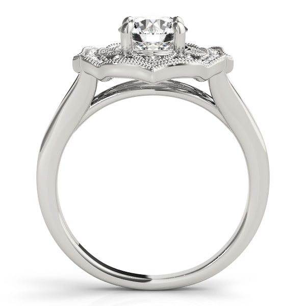Romantic Halo Diamond Engagement Ring (1/5 ct. tw.)
