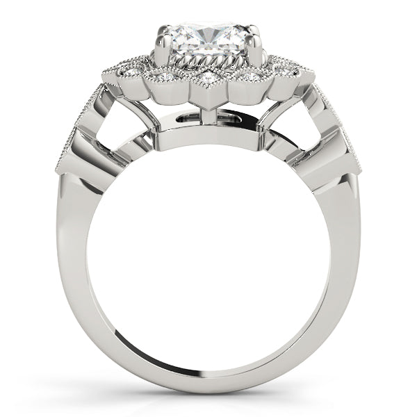 Vintage Halo Diamond Engagement Ring (1/15 ct. tw.)