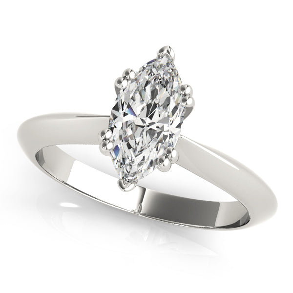 Classic Six-Prong Solitaire Diamond Engagement Ring