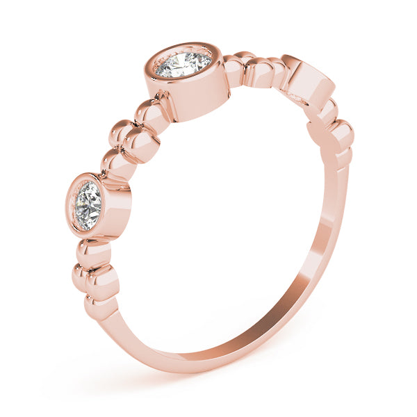 Modern Bezel Diamond Band