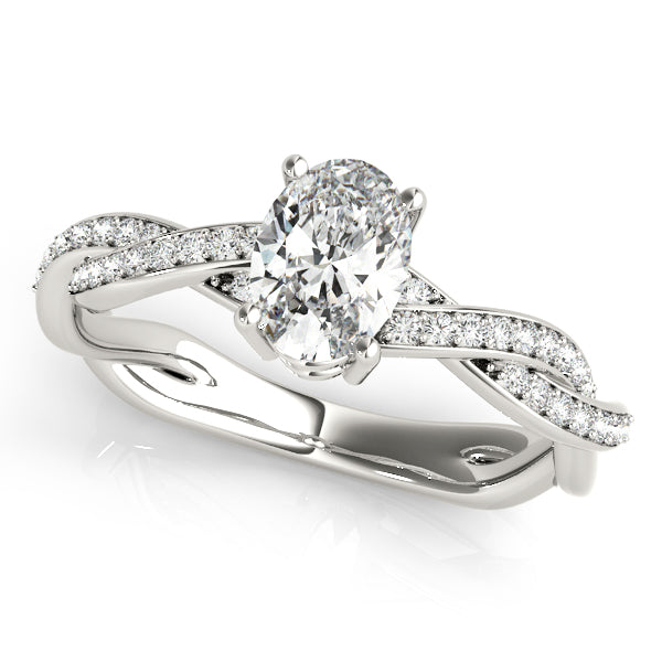 Petite Twist Diamond Engagement Ring (1/8 ct. tw.)