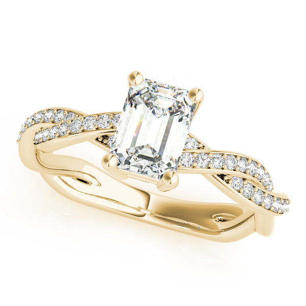 Petite Twist Diamond Engagement Ring (1/8 ct. tw.)
