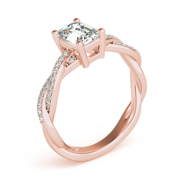 Petite Twist Diamond Engagement Ring (1/8 ct. tw.)