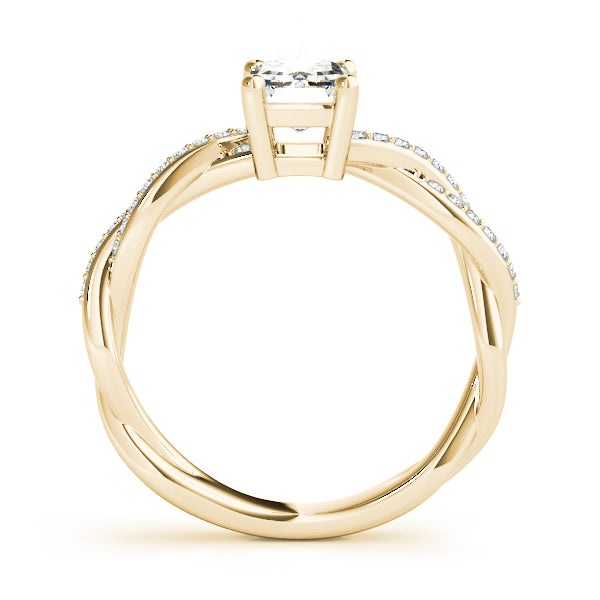 Petite Twist Diamond Engagement Ring (1/8 ct. tw.)