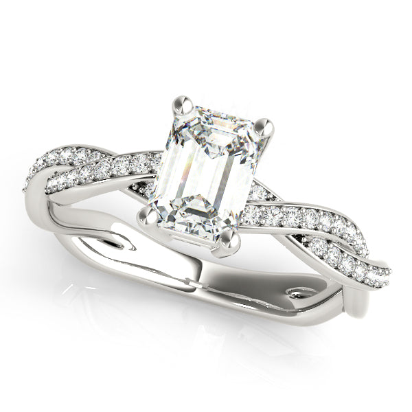 Petite Twist Diamond Engagement Ring (1/8 ct. tw.)
