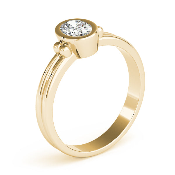Classic Bezel Engagement Ring