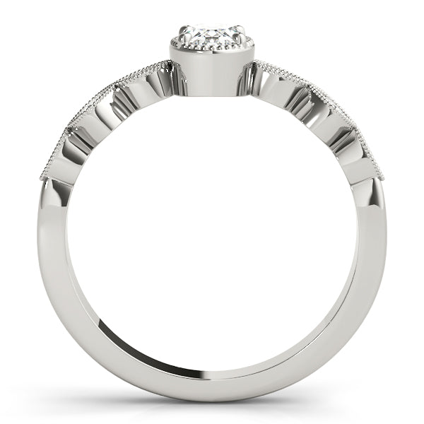 Vintage Milgrain Diamond Engagement Ring (1/6 ct. tw.)