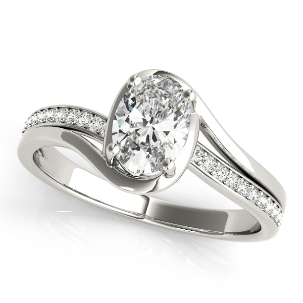 Petite Twist Diamond Engagement Ring (1/10 ct. tw.)