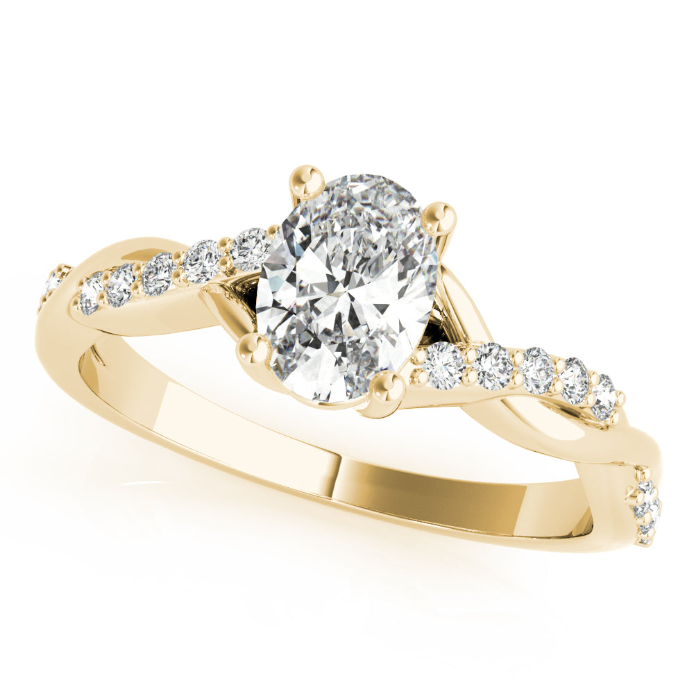 Petite Twist Diamond Engagement Ring (1 ct. tw.)