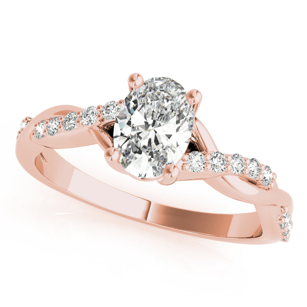 Petite Twist Diamond Engagement Ring (2 ct. tw.)