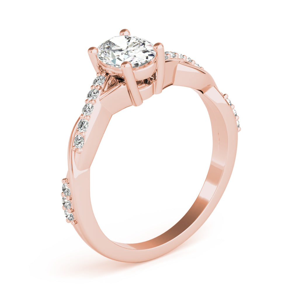 Petite Twist Diamond Engagement Ring (1/6 ct. tw.)