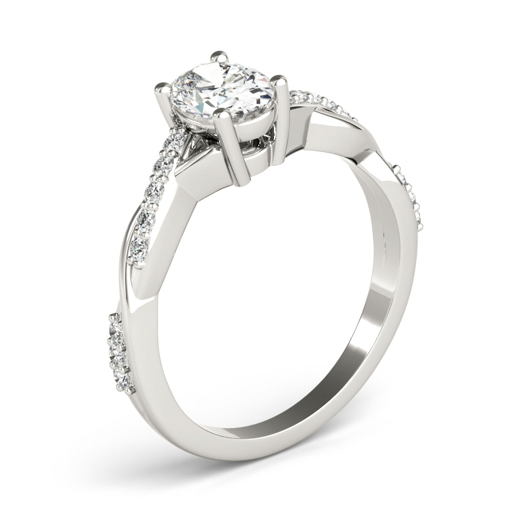 Petite Twist Diamond Engagement Ring (2 ct. tw.)