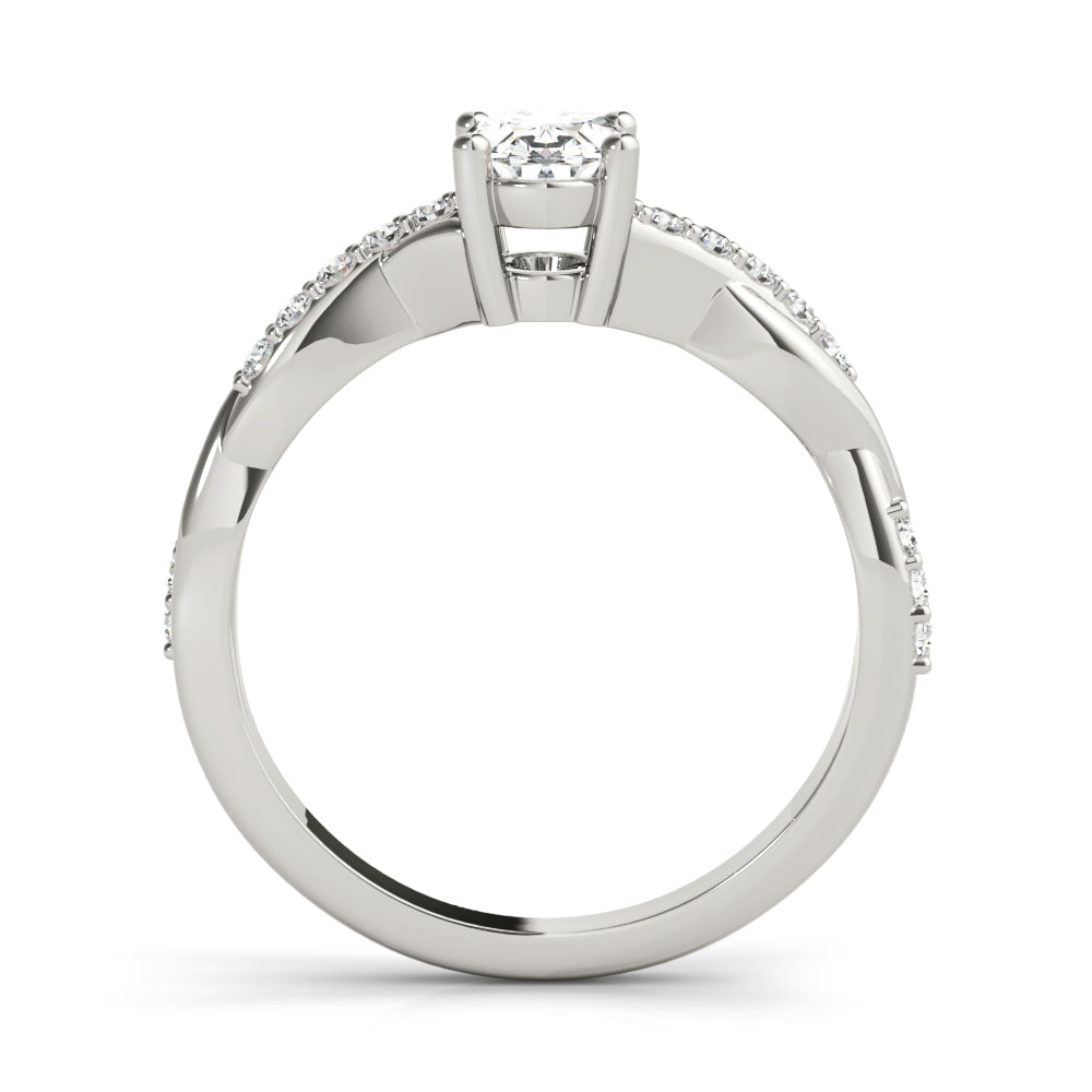 Petite Twist Diamond Engagement Ring (1/6 ct. tw.)