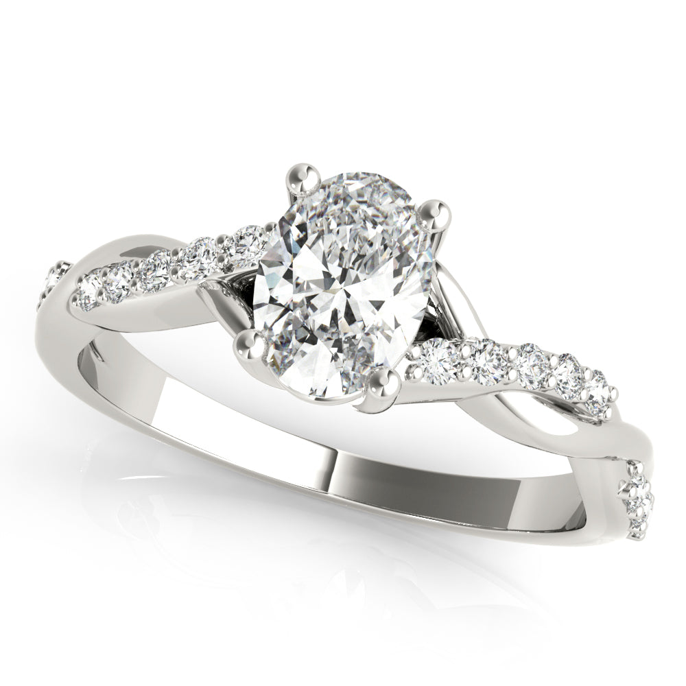 Petite Twist Diamond Engagement Ring (1/6 ct. tw.)