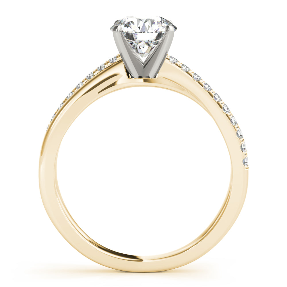 Petite Pavé Diamond Engagement Ring (1/5 ct. tw.)