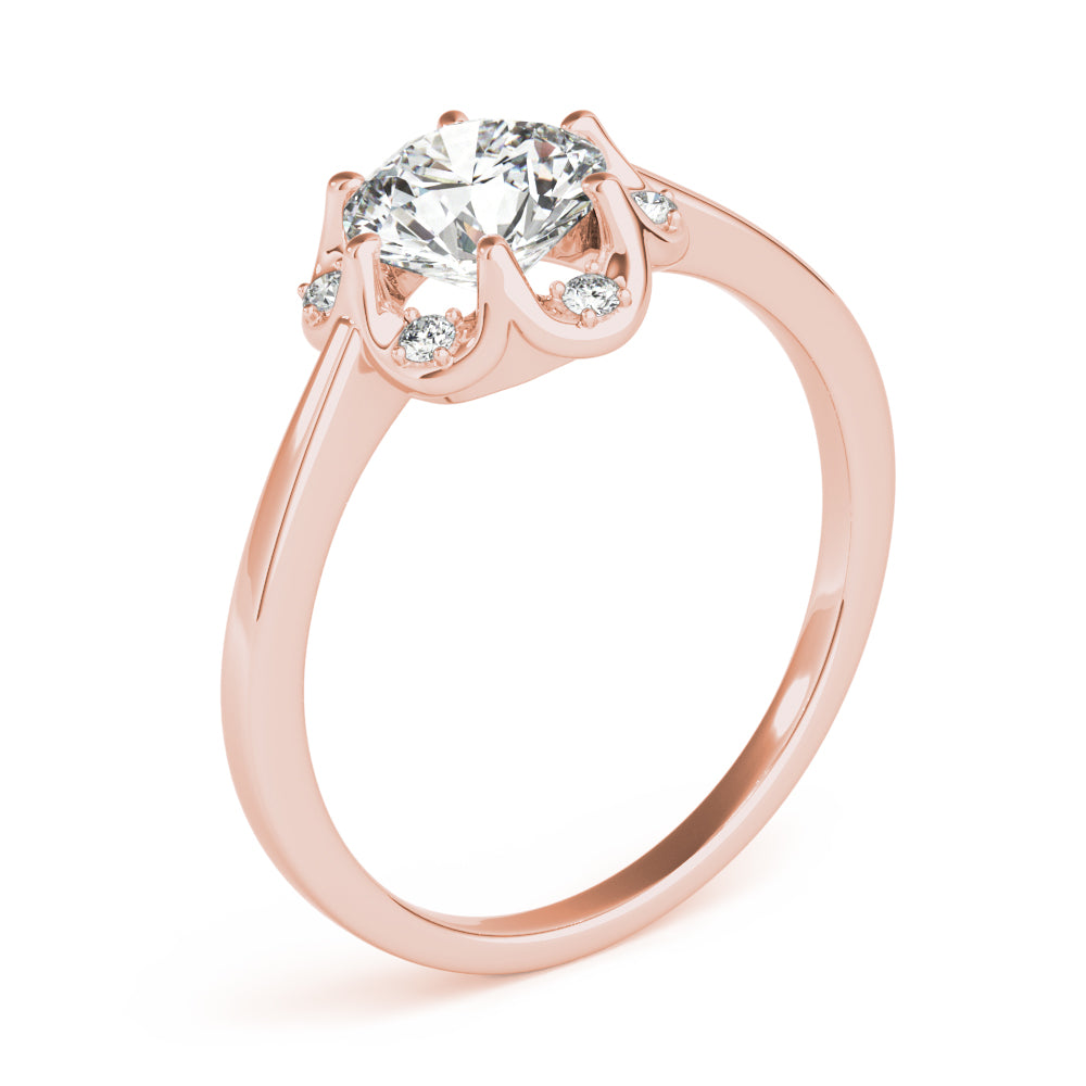 Floral Halo Diamond Engagement Ring (3/4 ct. tw.)