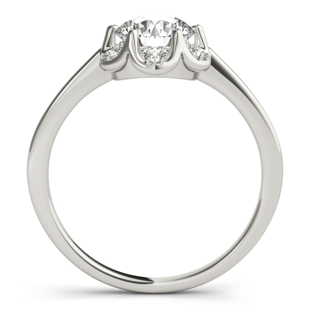 Floral Halo Diamond Engagement Ring (1/4 ct. tw.)