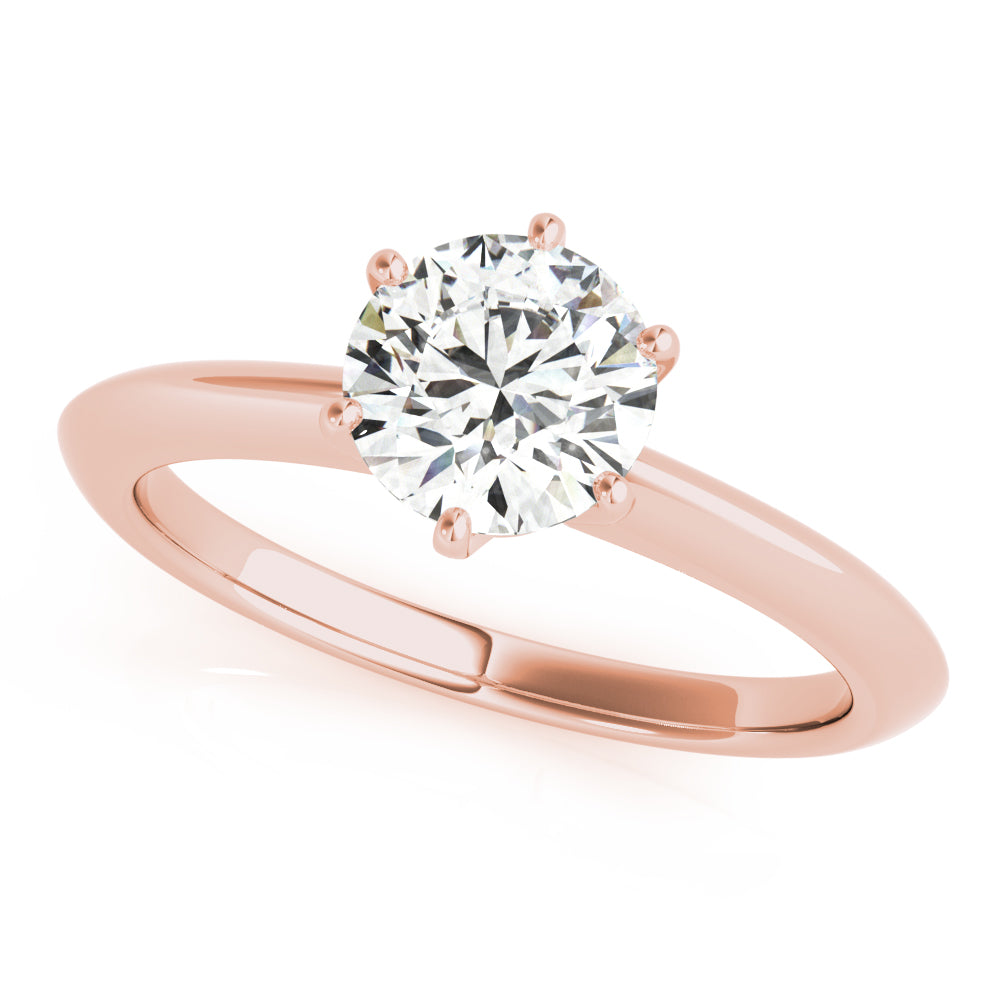 Classic Simple Solitaire Diamond Engagement Ring