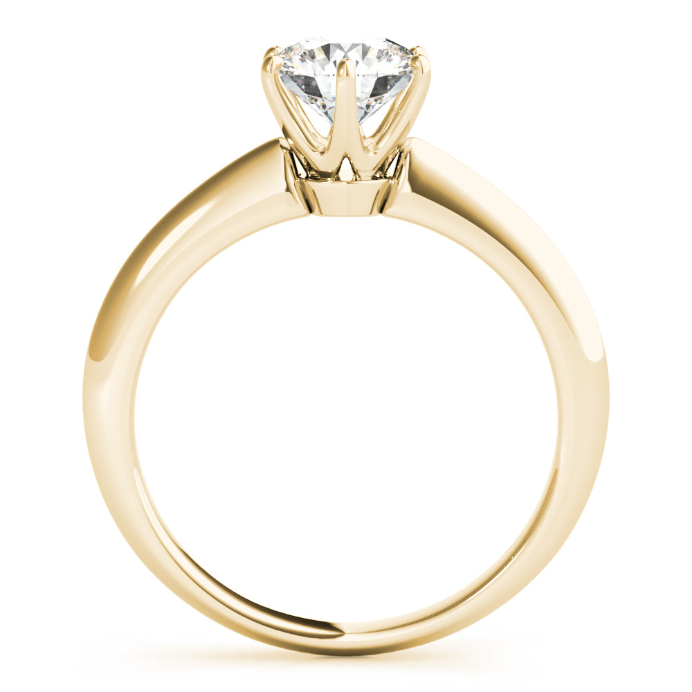 Classic Simple Solitaire Diamond Engagement Ring