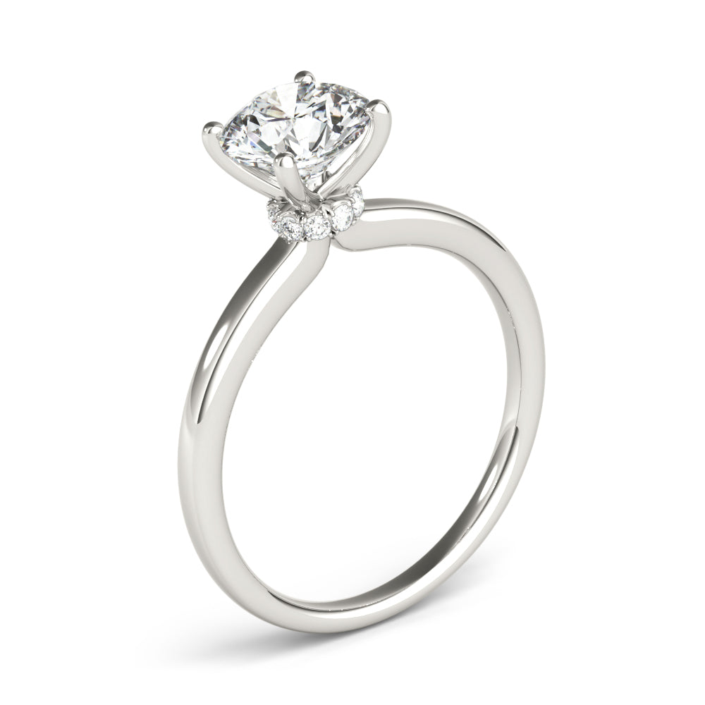 Petite Four-Prong Diamond Engagement Ring (2 ct. tw.)
