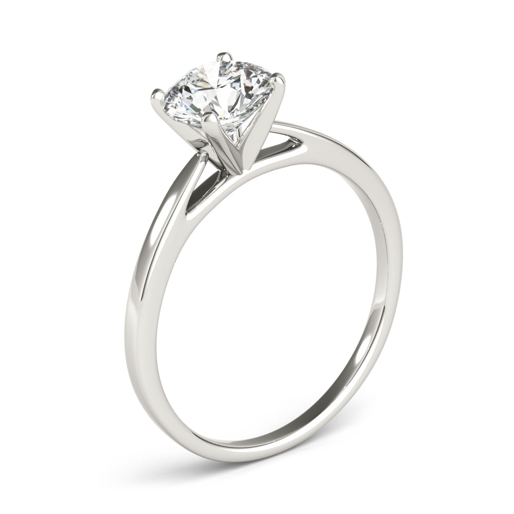 Classic Four-Prong Solitaire Engagement Ring