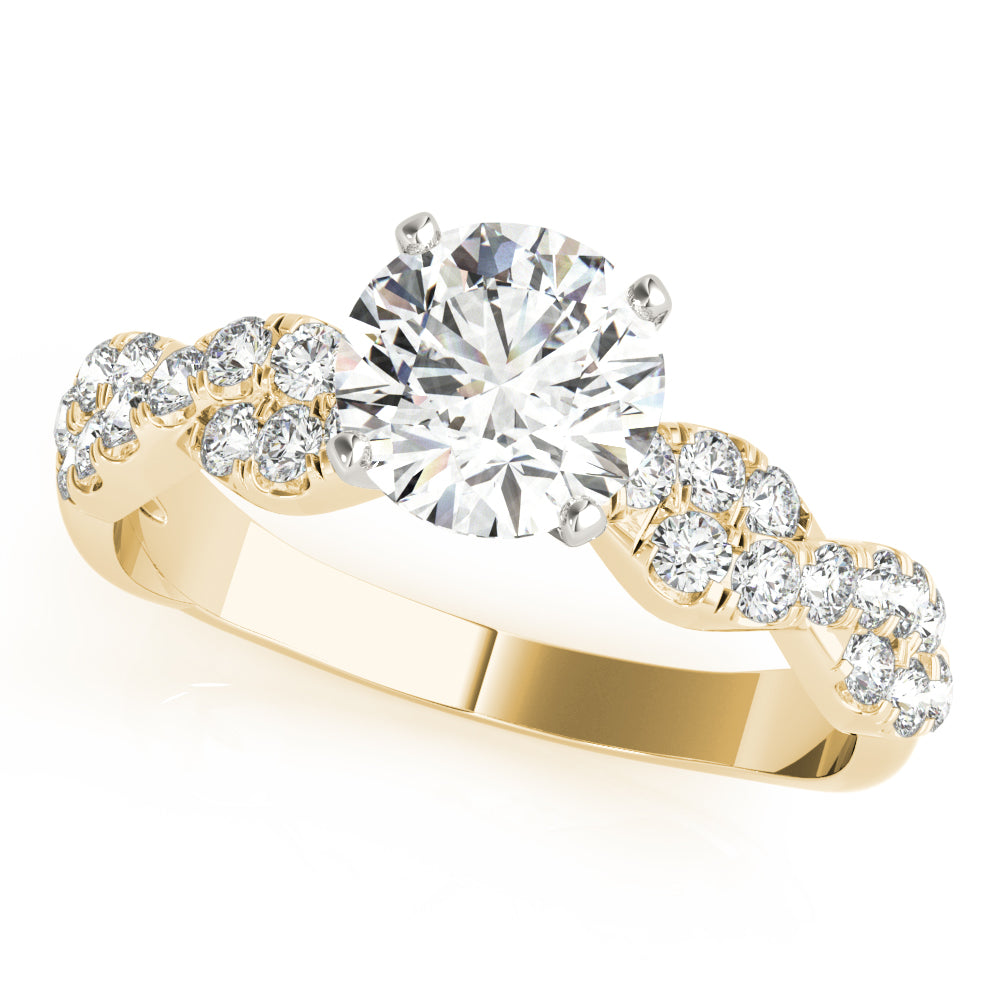 Twist Diamond Engagement Ring (1/2 ct. tw.)