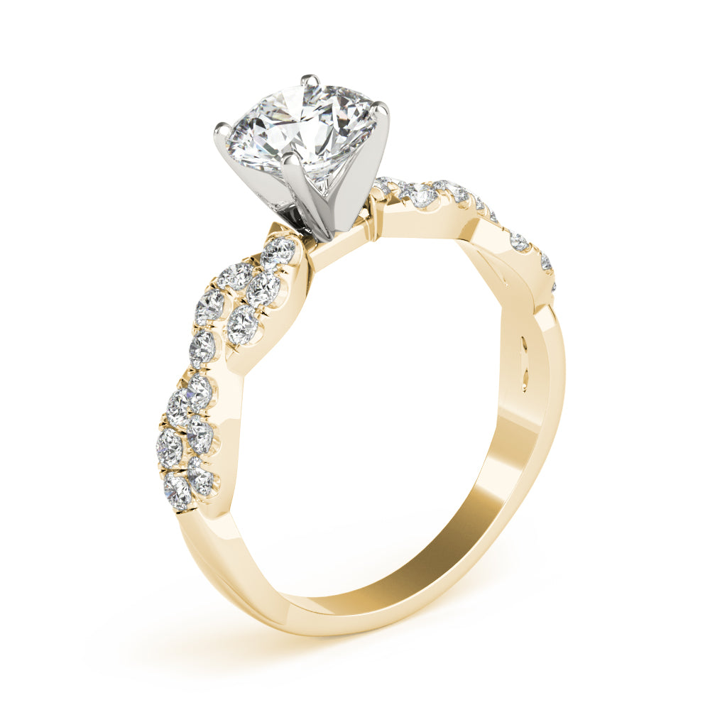 Twist Diamond Engagement Ring (1/2 ct. tw.)