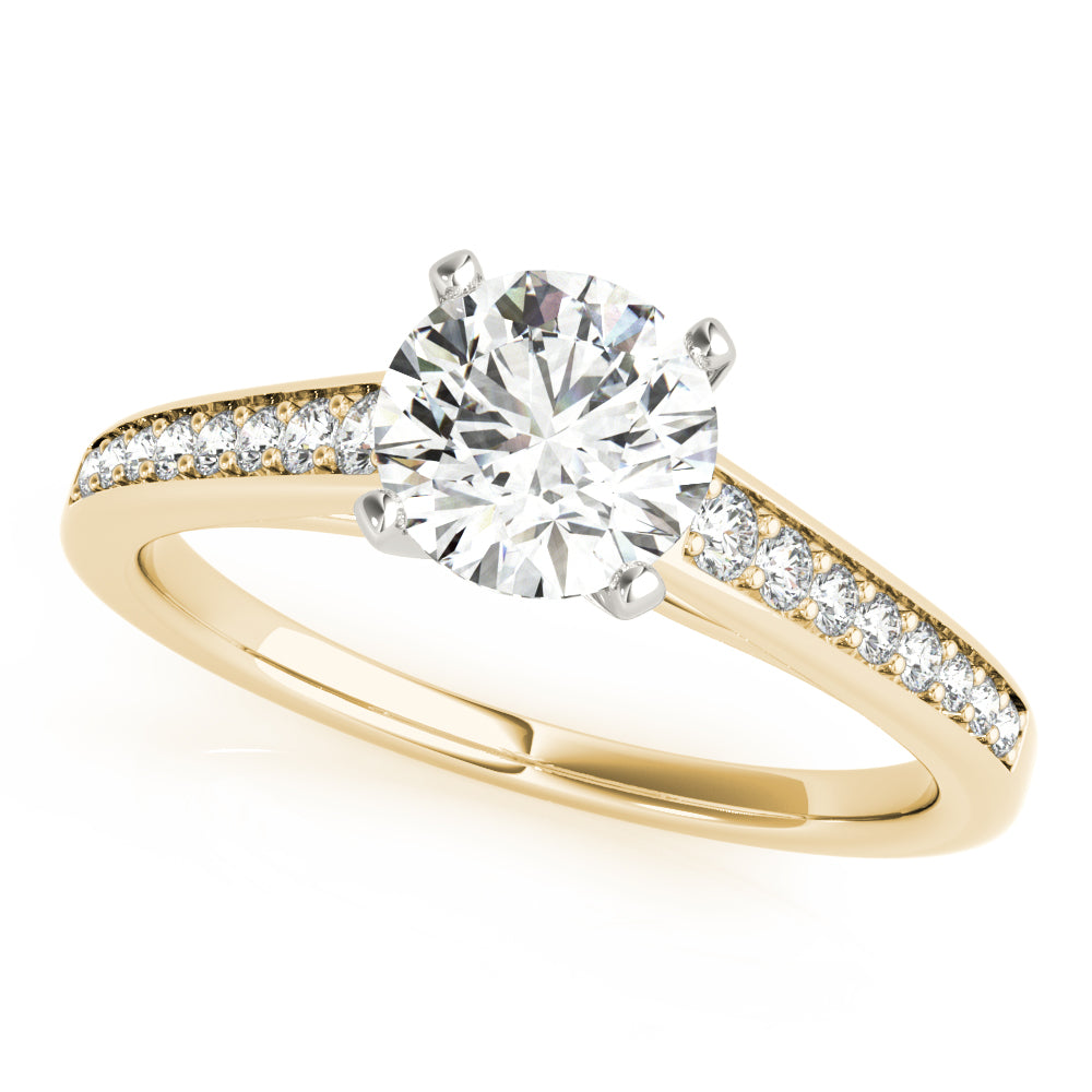 Channel-Set Diamond Engagement Ring (1/5 ct. tw.)