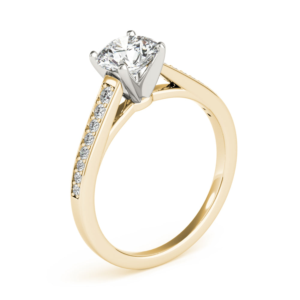 Channel-Set Diamond Engagement Ring (1/5 ct. tw.)