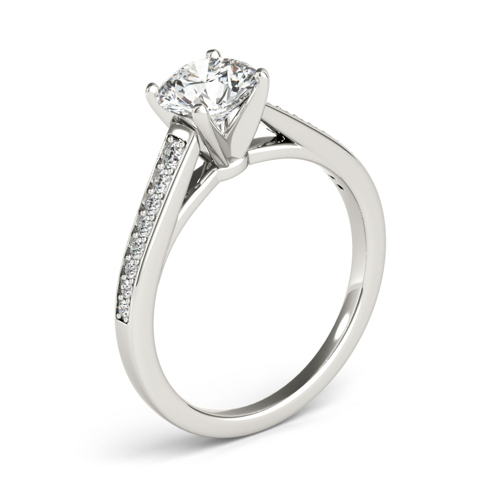 Channel-Set Diamond Engagement Ring (1/5 ct. tw.)