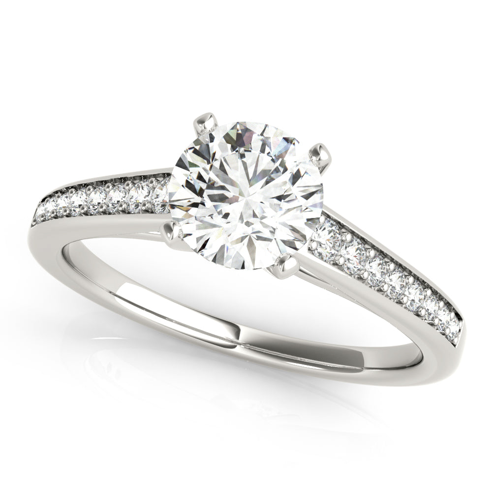 Channel-Set Diamond Engagement Ring (1/5 ct. tw.)