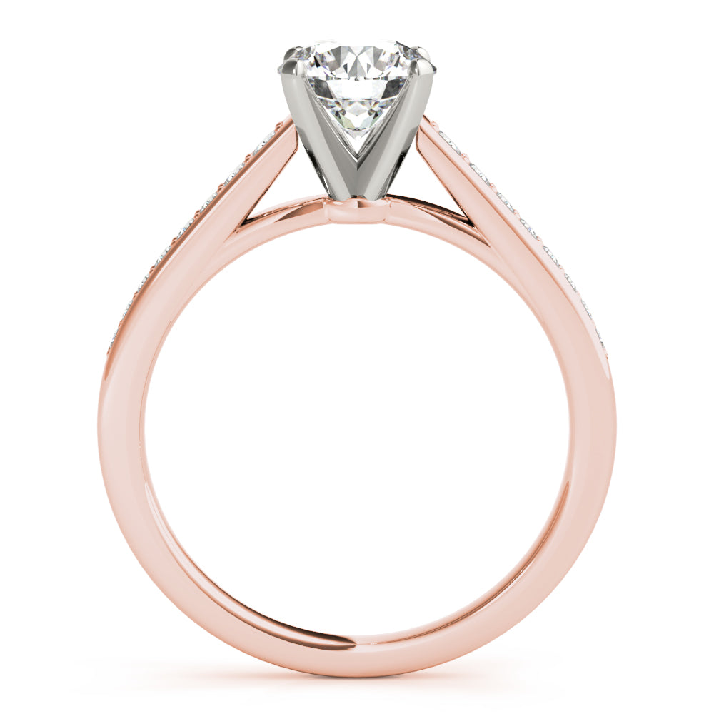Channel-Set Diamond Engagement Ring (1/5 ct. tw.)