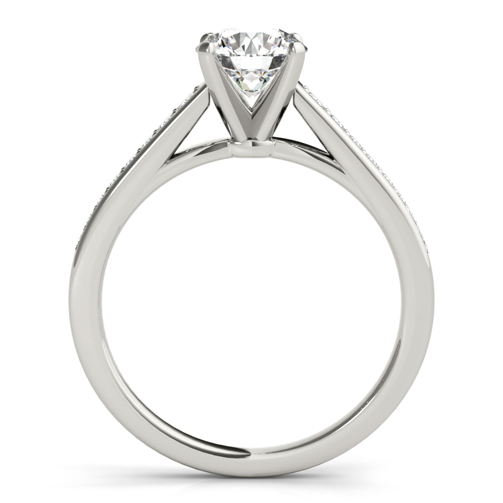Channel-Set Diamond Engagement Ring (1/5 ct. tw.)