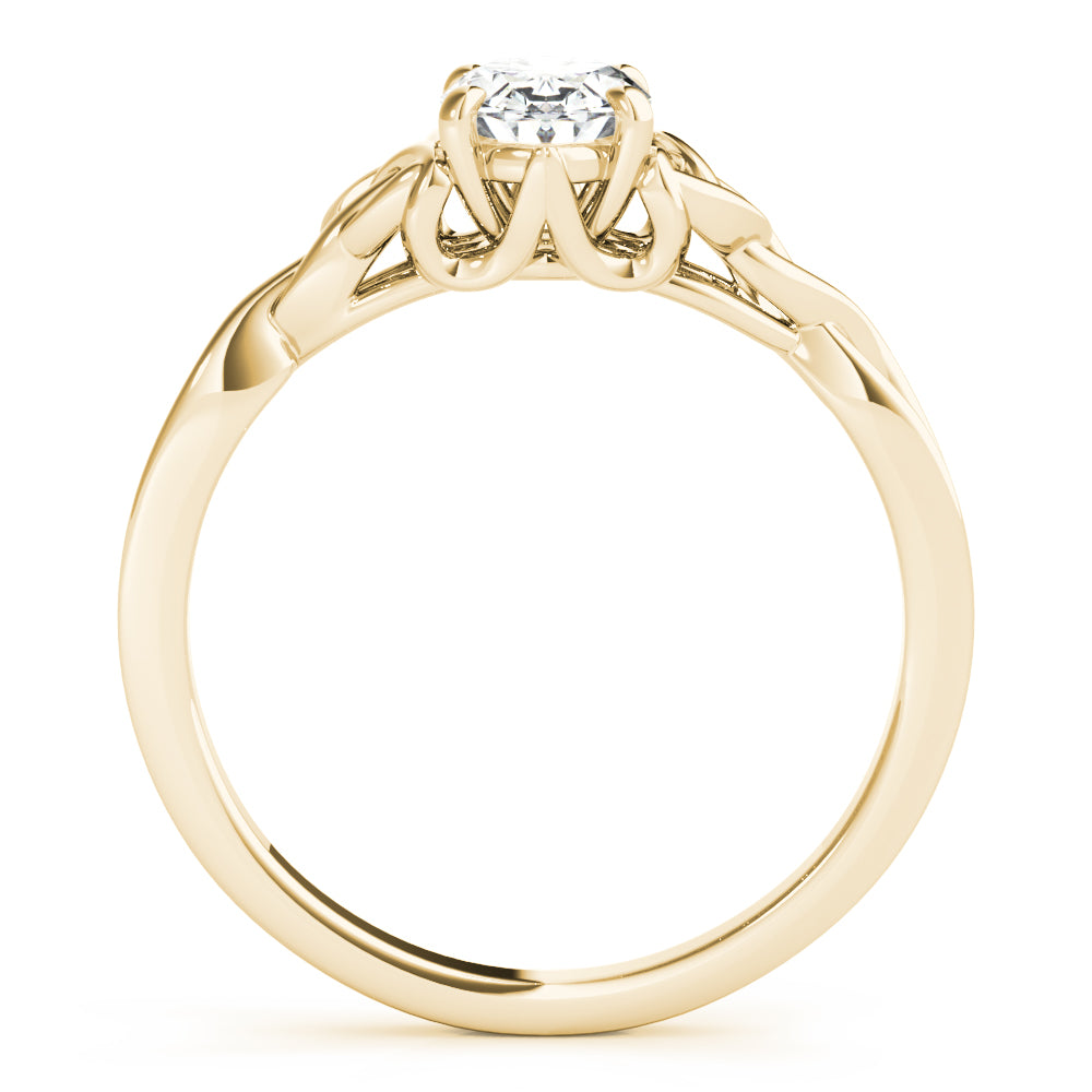 Celtic Knot Solitaire Engagement Ring