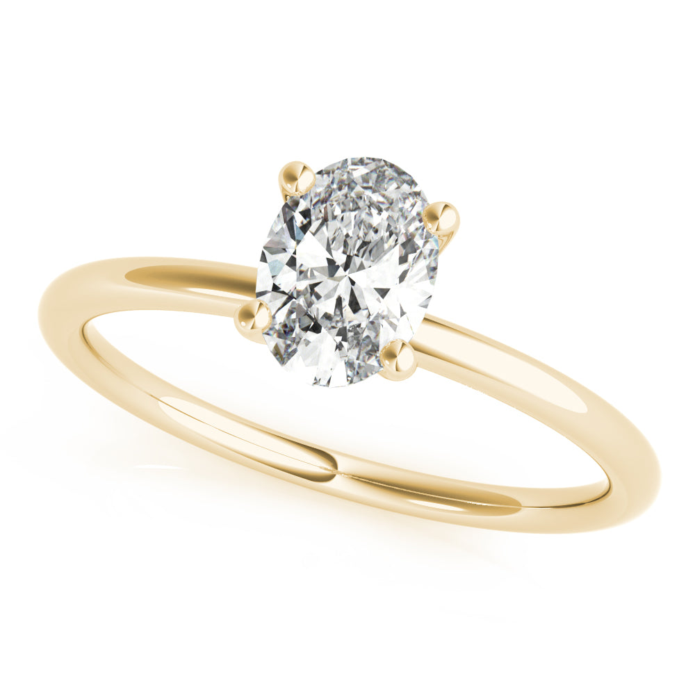 Classic Four-Prong Solitaire Engagement Ring