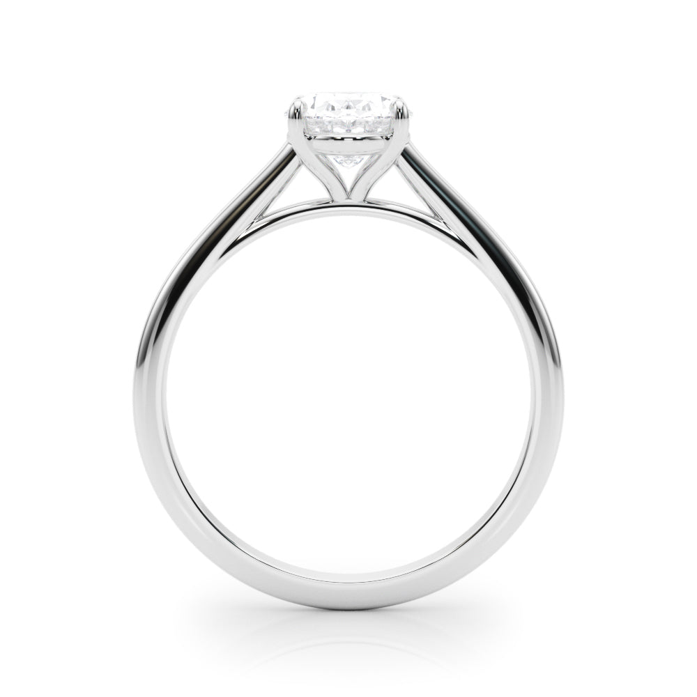 Classic Four-Prong Solitaire Diamond Engagement Ring