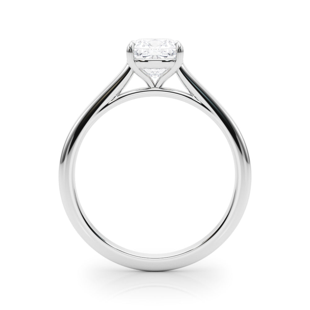 Classic Four-Prong Solitaire Diamond Engagement Ring