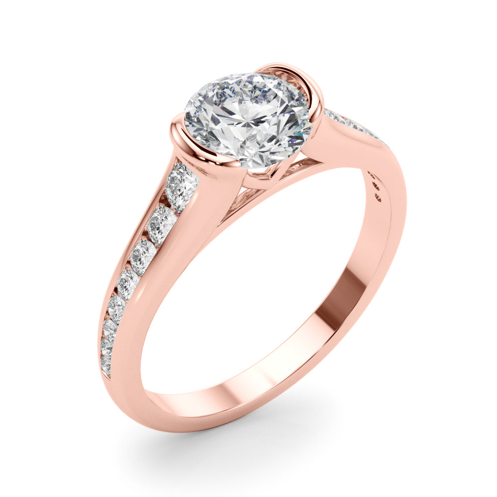 Channel-Set Diamond Engagement Ring (1/3 ct. tw.)