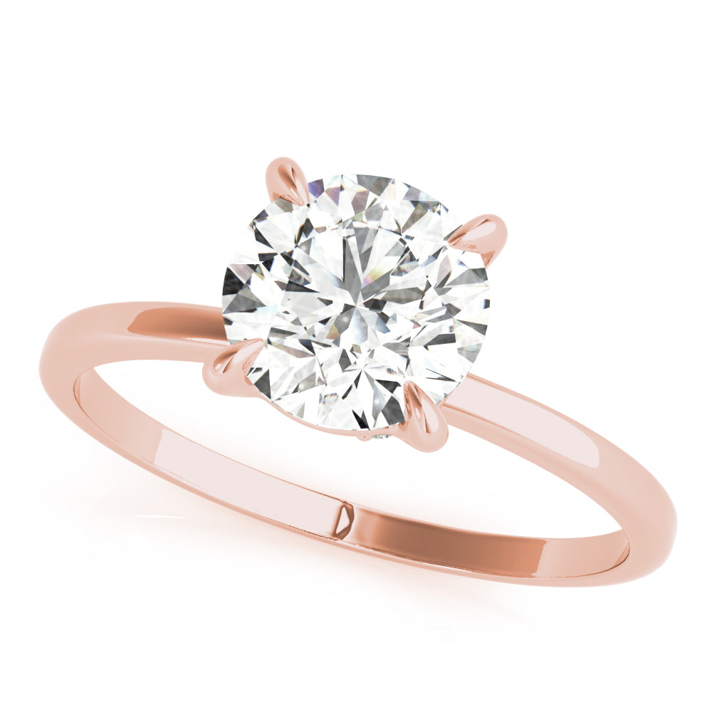Classic Hidden Accent Diamond Engagement Ring (1/2 ct. tw.)