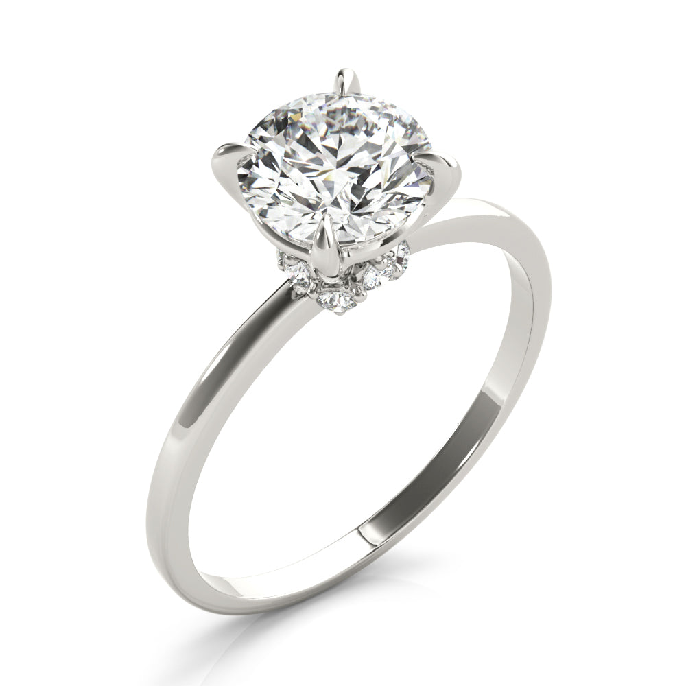 Classic Hidden Accent Diamond Engagement Ring (1 1/4 ct. tw.)