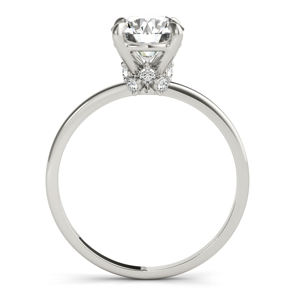 Classic Hidden Accent Diamond Engagement Ring (3/4 ct. tw.)