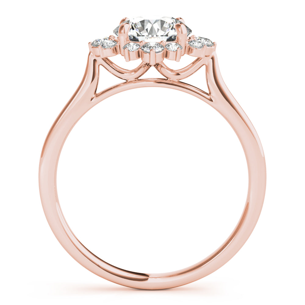 Cluster Halo Diamond Engagement Ring (1/5 ct. tw.)