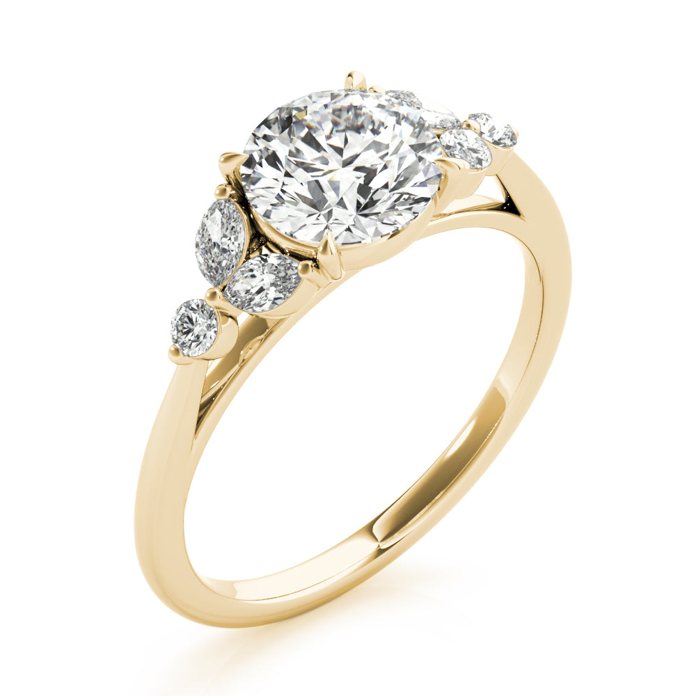 Cluster Diamond Engagement Ring (3/4 ct. tw.)