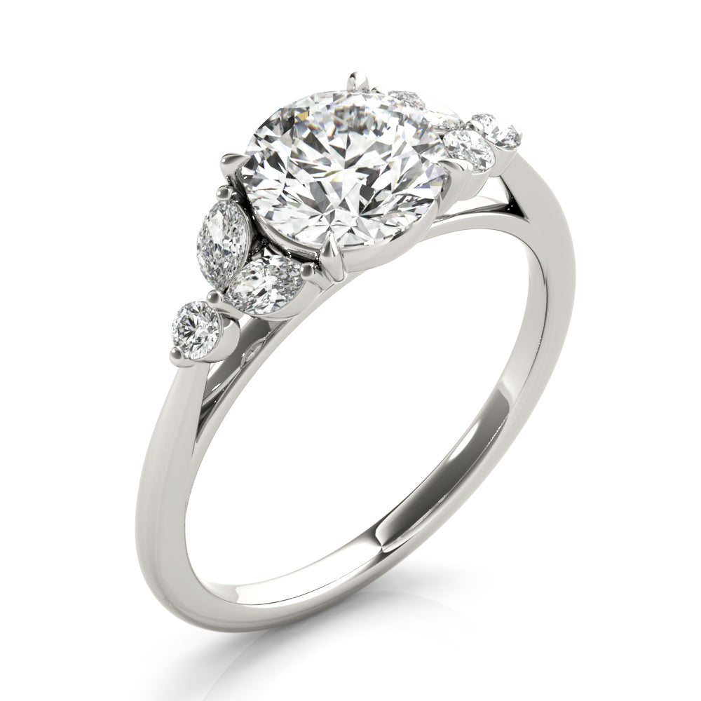 Cluster Diamond Engagement Ring (1 1/2 ct. tw.)