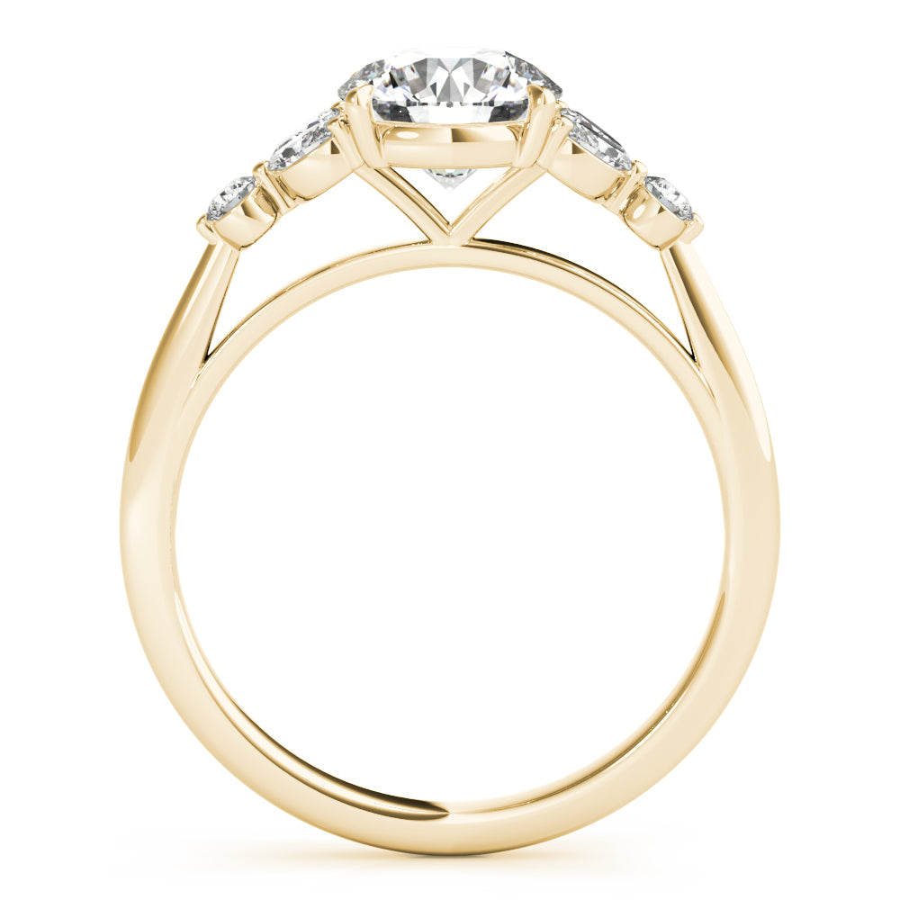 Cluster Diamond Engagement Ring (1/2 ct. tw.)