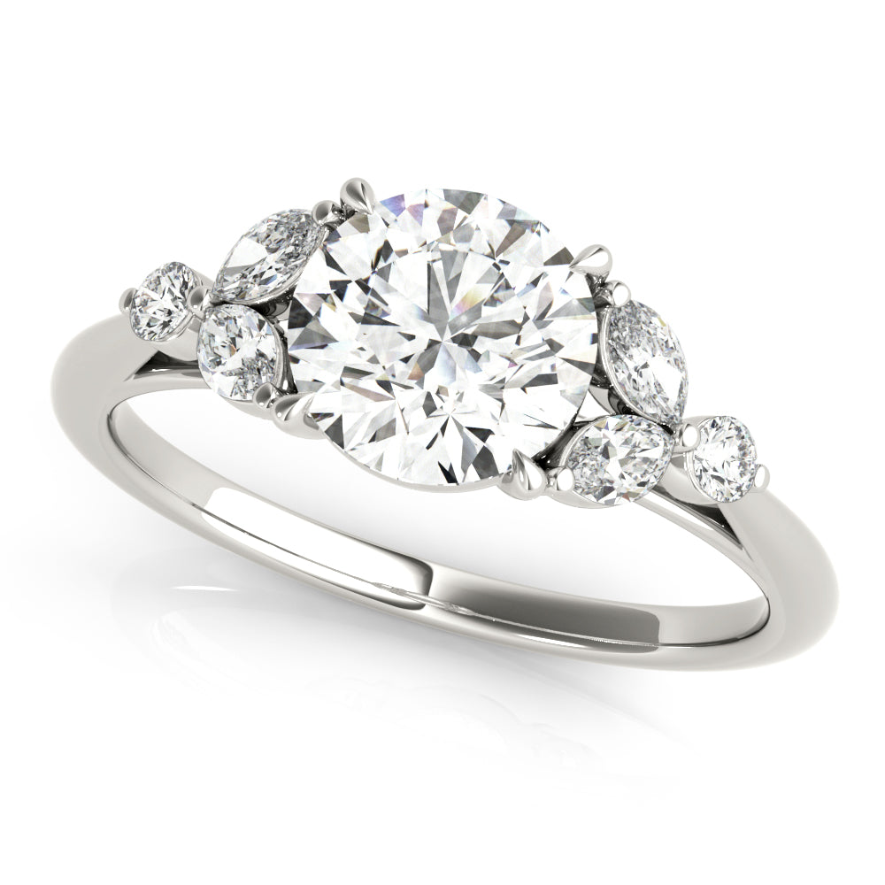 Cluster Diamond Engagement Ring (3/4 ct. tw.)