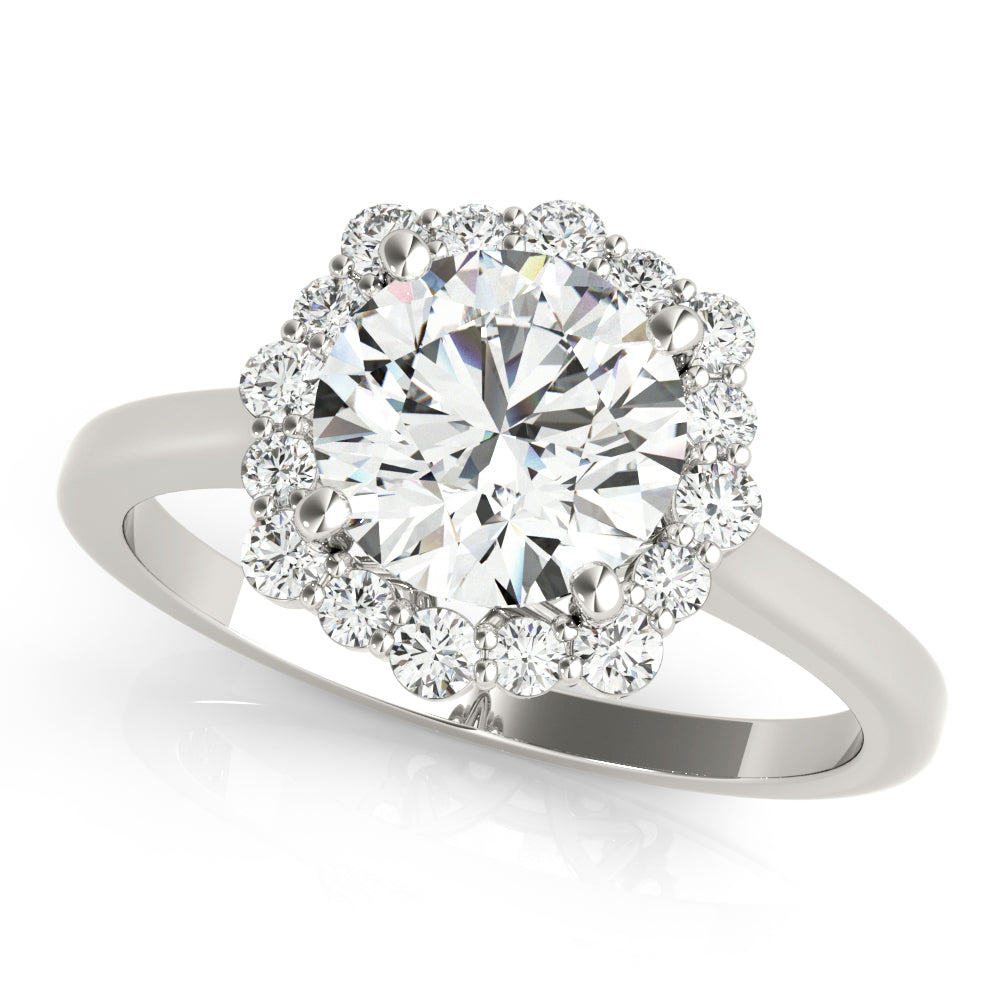 Classic Halo Diamond Engagement Ring (1/4 ct. tw.)