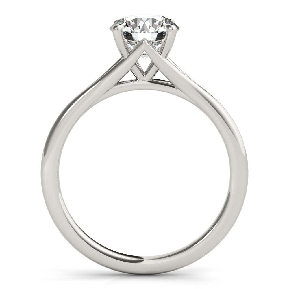 Classic Four-Prong Solitaire Engagement Ring