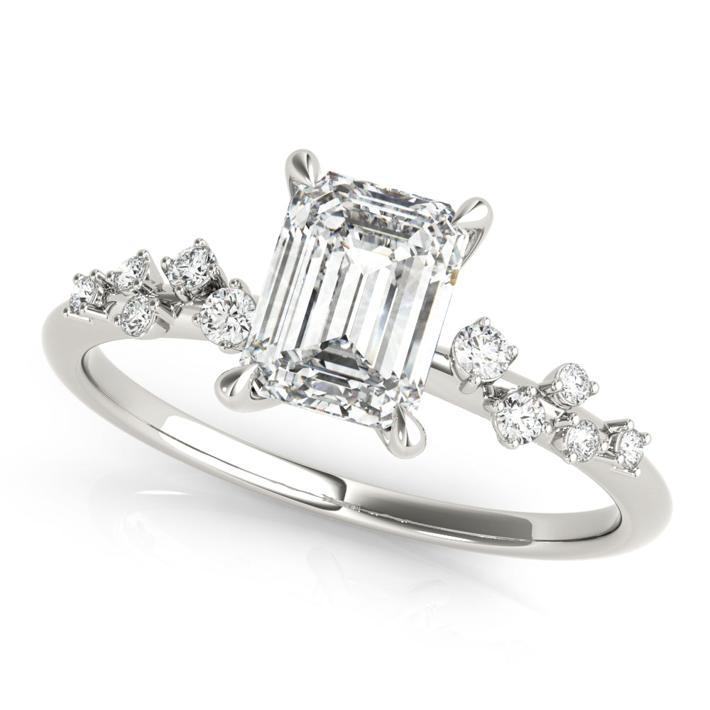 Delicate Cluster Diamond Engagement Ring (5/8 ct. tw.)