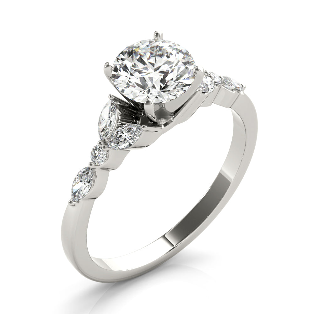 Graduated Diamond Engagement Ring (3/8 ct. tw.)